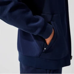 Sweat Lacoste Men SH9676 Sport Hooded Mesh Navy Blue -Teva Boutique 4 SH9676 423 32