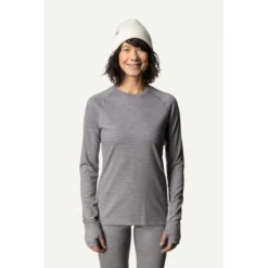 Pull Houdini Women Desoli Mid Crew College Grey -Teva Boutique 4 Ws Desoli Mid Crew College Grey 840026 712 P F 2360 C low