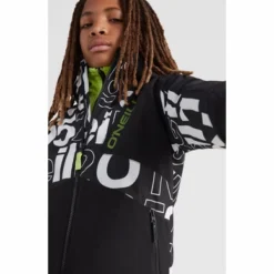 ONeill Veste De Ski O'Neill Boys Hammer AOP Jacket White Wording 1952 -Teva Boutique 4500007 31013 03 MODEL
