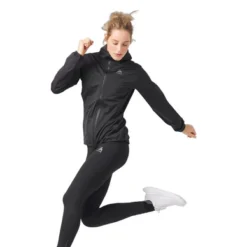 Gilet De Course Odlo Women Jacket Zeroweight Waterproof Black -Teva Boutique 457674