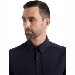 Chemise Icebreaker Homme Steveston SS Shirt Midnight Navy -Teva Boutique 5 0A56EG401 4