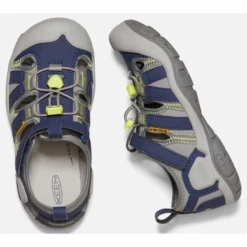 Sandales Keen Kids Knotch Creek Y-Steel Grey Blue Depths -Teva Boutique 5 1026153 PLD PDP