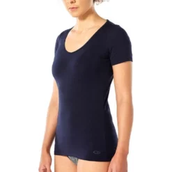 Maillot De Corps Icebreaker Women Siren SS Sweetheart Midnight Navy -Teva Boutique 5 1026880 086 pic6