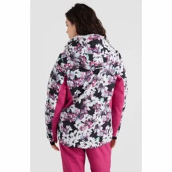 ONeill Veste De Ski O'Neill Women Adelite Jacket Blue Ice Flower -Teva Boutique 5 1500013 35024 04 MODEL