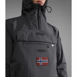 Veste Napapijri Homme Rainforest Summer Pocket 3 Dark Grey Solid -Teva Boutique 5 NA4G7CH98 ALT4