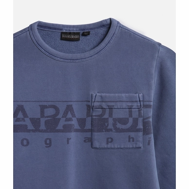 Pull Napapijri Kids B-Saleina Crew Blue Indigo 5 Pull Napapijri Kids B-Saleina Crew Blue Indigo – Image 5