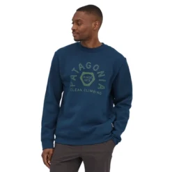 Pull Patagonia Unisex Clean Climb Hex Uprisal Crew Sweatshirt Tidepool Blue -Teva Boutique 5 WBF22 37554 TIDB TL1