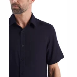 Chemise Icebreaker Homme Steveston SS Shirt Midnight Navy -Teva Boutique 6 0A56EG401 5