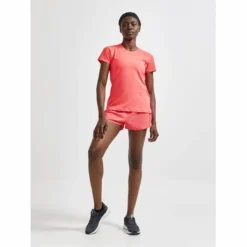 T-Shirt De Sport Craft Women ADV Essence SS Slim Tee W Crush -Teva Boutique 6 1908767 410000 ADV20Essence20SS20Slim20Tee Closeup4