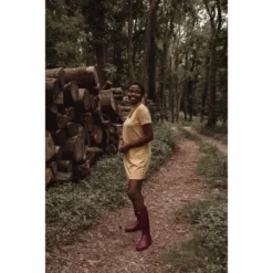 Bottes De Pluie Le Chameau Women Iris Jersey Lined Rouge -Teva Boutique 6 2900 0335 5