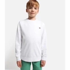 Pull Napapijri Kids Balis Crew 1 Bright White -Teva Boutique 6 NA4G4L002 HERO