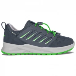 Chaussures De Randonnée Lowa Kids Axos GTX Low Steelblue Lime