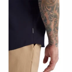Chemise Icebreaker Homme Steveston SS Shirt Midnight Navy -Teva Boutique 7 0A56EG401 6