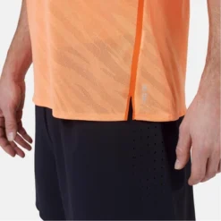 Maillot De Sport Odlo Men Crew Neck S/S Zeroweight Engineered Shocking Orange Melange -Teva Boutique 7 313732 30788 6