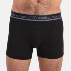Boxers Bamboo Basics Men Rico Navy Black Black (Lot De 3) -Teva Boutique 7 RICO 023 zwart front close