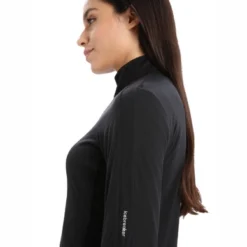 Gilet Icebreaker Women ZoneKnit LS Zip Black -Teva Boutique 7 zoneknitblack6