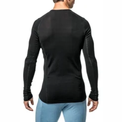 Maillot Manches Longues Woolpower Crewneck Lite 2017 Black -Teva Boutique 711104 6