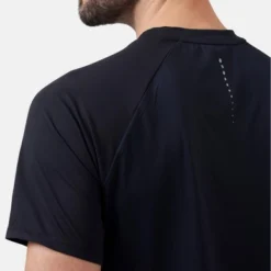 Maillot De Sport Odlo Men Crew Neck S/S 1/2 Zip Axalp Training Black Evening Primrose -Teva Boutique 8 313902 60259 7