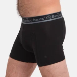 Boxers Bamboo Basics Men Rico Navy Black Black (Lot De 3) -Teva Boutique 8 RICO 023 zwart side close