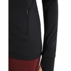 Gilet Icebreaker Women ZoneKnit LS Zip Black -Teva Boutique 8 zoneknitblack7