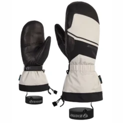 Moufles Ziener Men Garno As Aw Mitten Ski Alpine Silver Beige
