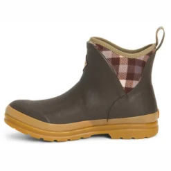 Bottes De Pluie Muck Boot Women Muck Originals Pull On Ankle Brown Plaid -Teva Boutique 9 oaw 9pld Left