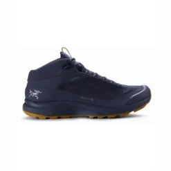 Chaussures De Randonnée Arc'teryx Men Aerios FL Mid GTX Black Cinder -Teva Boutique Aerios FL Mid GTX Shoe Cobalt Moon Yukon Side View