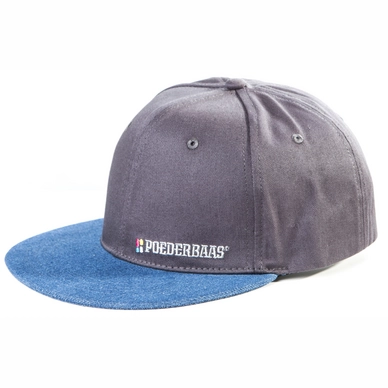 Casquette Poederbaas Men Snapback Logo Gris Foncé Bleu 1 Casquette Poederbaas Men Snapback Logo Gris Foncé Bleu