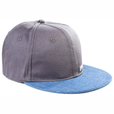 Casquette Poederbaas Men Snapback Logo Gris Foncé Bleu 2 Casquette Poederbaas Men Snapback Logo Gris Foncé Bleu â Image 2
