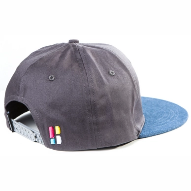 Casquette Poederbaas Men Snapback Logo Gris Foncé Bleu 4 Casquette Poederbaas Men Snapback Logo Gris Foncé Bleu â Image 4