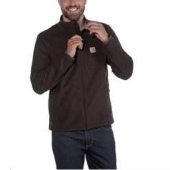 Gilet Carhartt Men Dalton Full Zip Fleece Tarmac Heather -Teva Boutique Dalton20Tarmac3