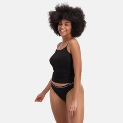 Culottes Bamboo Basics Women Emma Black (Lot De 3) -Teva Boutique EMMA 001 front