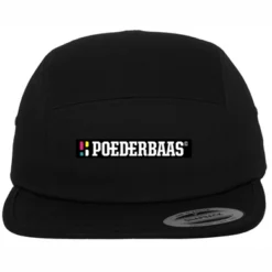 Casquette Poederbaas Men 5 Panel Snapback Noir