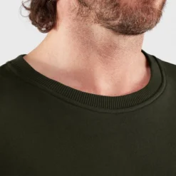 Pull Fjallraven Men Fjallraven Logo Sweater Flint Grey -Teva Boutique Fjallraven Logo Sweater M 84142 662 H DETAIL FJR 1
