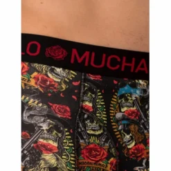 Caleçon Muchachomalo Men Shorts Price Guns N Roses Print/Red (2-pack) -Teva Boutique GUNPRI1010 06 4