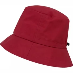 Chapeau De Pluie Happy Rainy Days Pliable Rouge Foncé