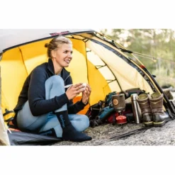 Chaussettes Woolpower Socks Logo 400 Black -Teva Boutique Hiking20summer20 20large202828002629