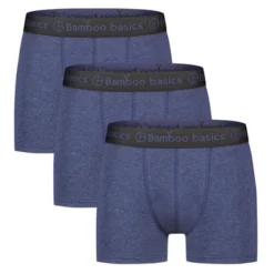 Boxers Bamboo Basics Men Liam Blue Melange (Lot De 3)