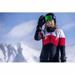 Veste De Ski KJUS Women Monarch Jacket Cranberry/Black -Teva Boutique Monarch