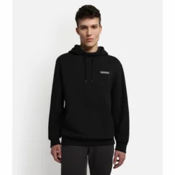 Pull Napapijri Men B-Morgex Hoody Black -Teva Boutique NA4GBH041 HERO