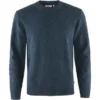 Pull Fjallraven Men Ovik Round-neck Sweater Navy -Teva Boutique Ovik Round neck Sweater M 87323 560 A MAIN FJR