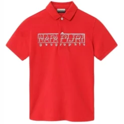 Polo Napapijri Jeune Eoli Bright Red