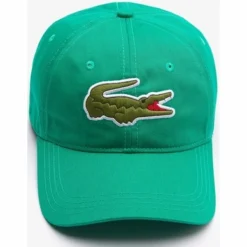 Casquette Lacoste Men RK4711 Oversized Fluorine Green -Teva Boutique RK4711 LDM 32