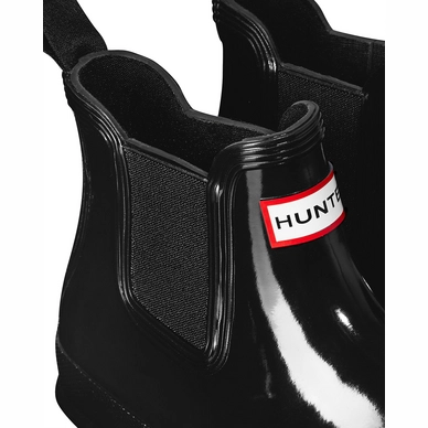 Botte De Pluie Hunter Women Original Chelsea Gloss One Tab Black 3 Botte De Pluie Hunter Women Original Chelsea Gloss One Tab Black â Image 3
