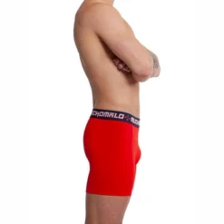 Caleçon Muchachomalo Solid Men Red Blue Dark Blue 3-Pack -Teva Boutique SOLID1010 348 8953