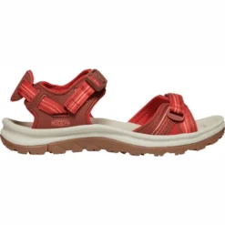 Sandale Keen Femme Terradora II Open Toe Leather Dark Red Coral