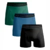 Boxers Muchachomalo Homme Microfibre Black Green Blue (3 Pièces) -Teva Boutique U MICROFIB1010 19