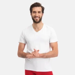 T-Shirt Bamboo Basics Men Velo Optical White (Lot De 2) -Teva Boutique VELO 001 front