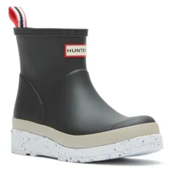 Bottes En Caoutchouc Hunter Women Play Short Speckle Black Steall Grey Spurrey White -Teva Boutique WFS2082RMA BLACK20STEALL20SPURREY 2