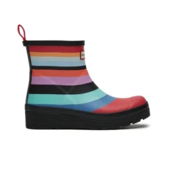 Bottes En Caoutchouc Hunter Women Play Short Multi Stripe